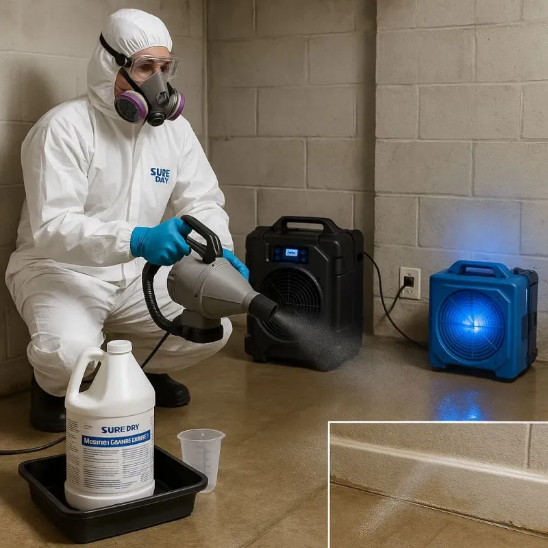Sanitization and Odor Removal process in Southfield, MI